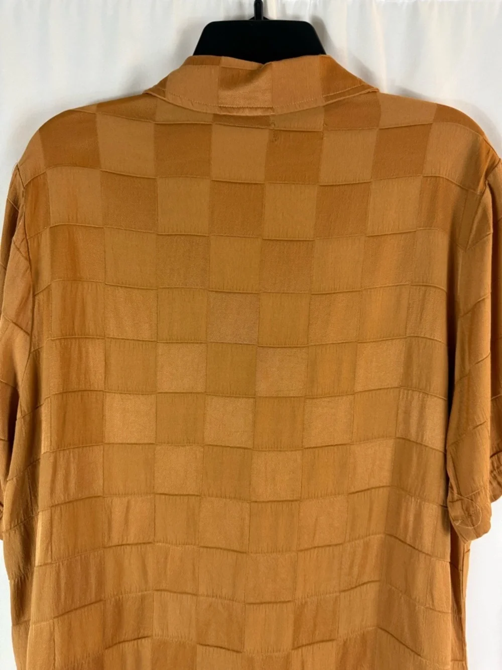 Brixton women  Short-Sleeve Button-Up Shirt in Rust size: S